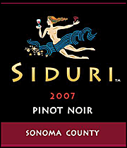 Siduri 2007 Sonoma County Pinot Noir